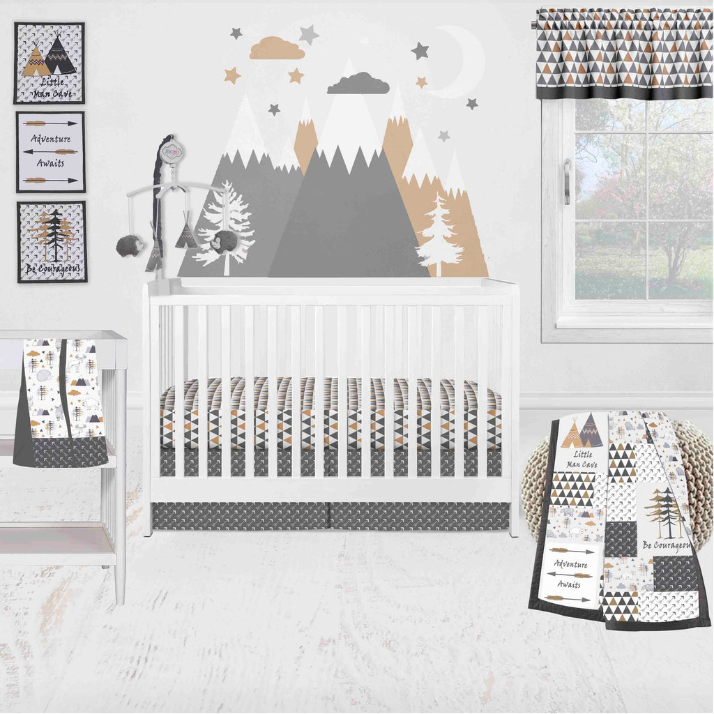 10 Piece Crib Bedding Set with 2 Crib Fitted Sheets