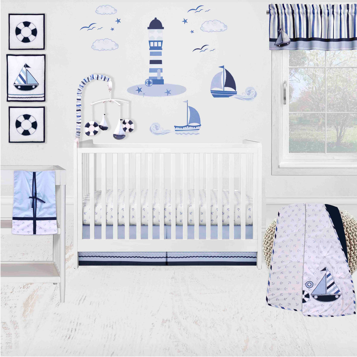 Anchor baby bedding shop set