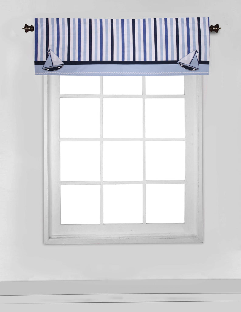 Little Sailor Anchor Blue/Navy Boys Crib Bedding Set - Bacati - Crib Bedding Set - Bacati