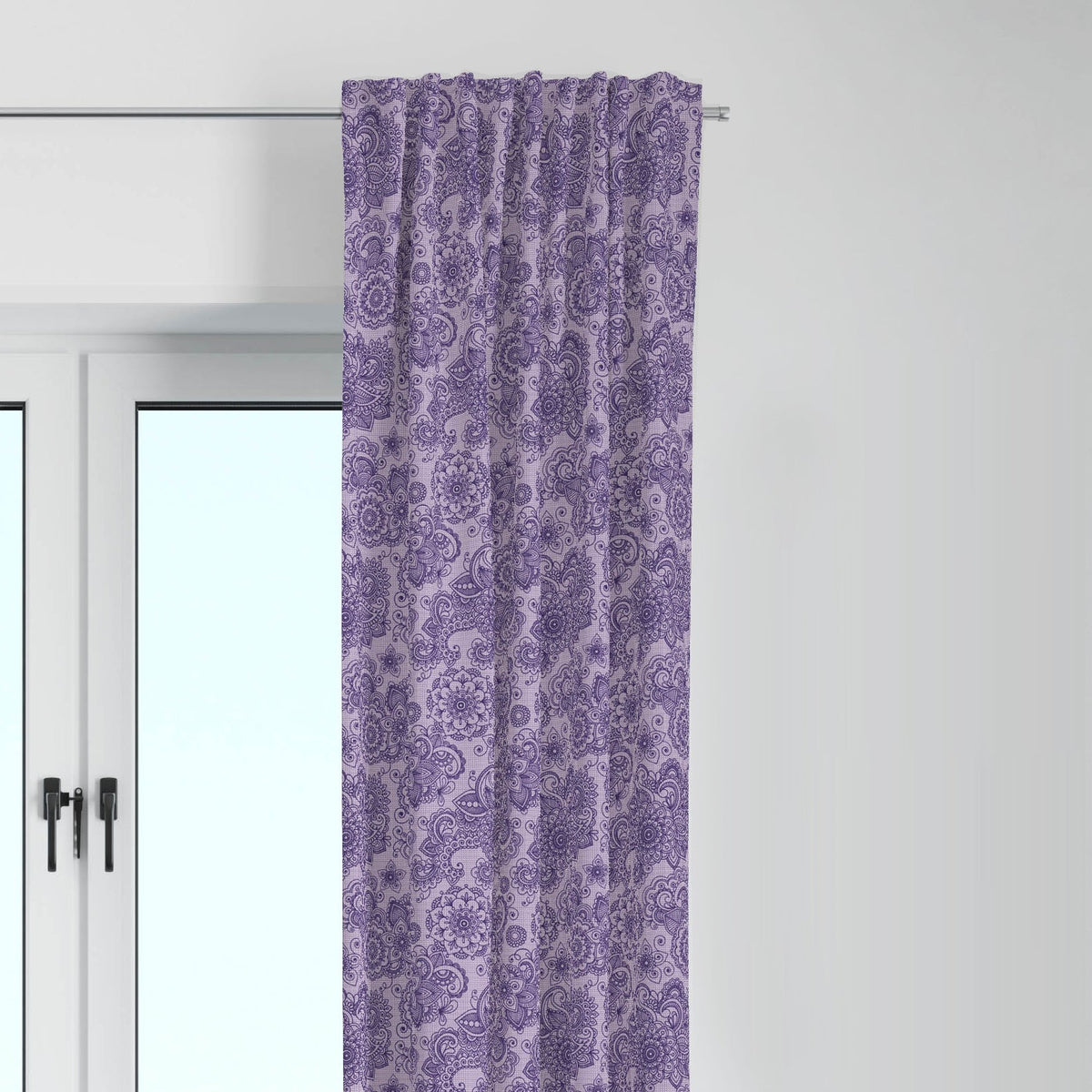 PaisleyPurpleScrollCurtainPane PaisleyPurpleScrollCurtainPane