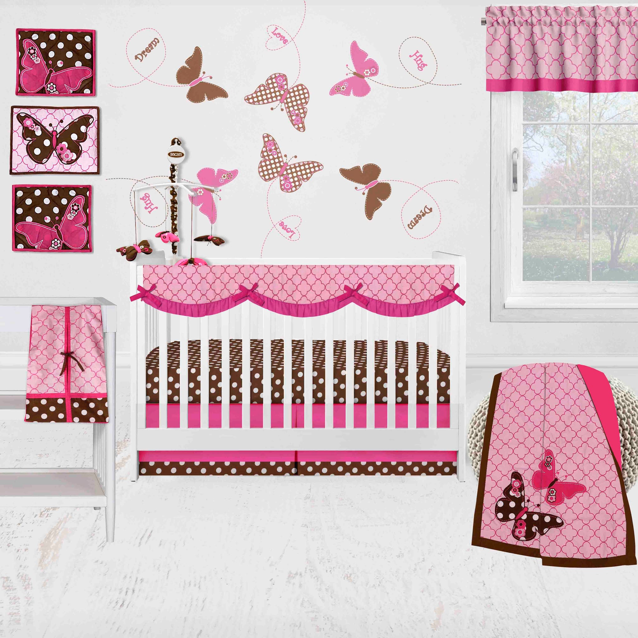 Butterfly baby bedding collection sales