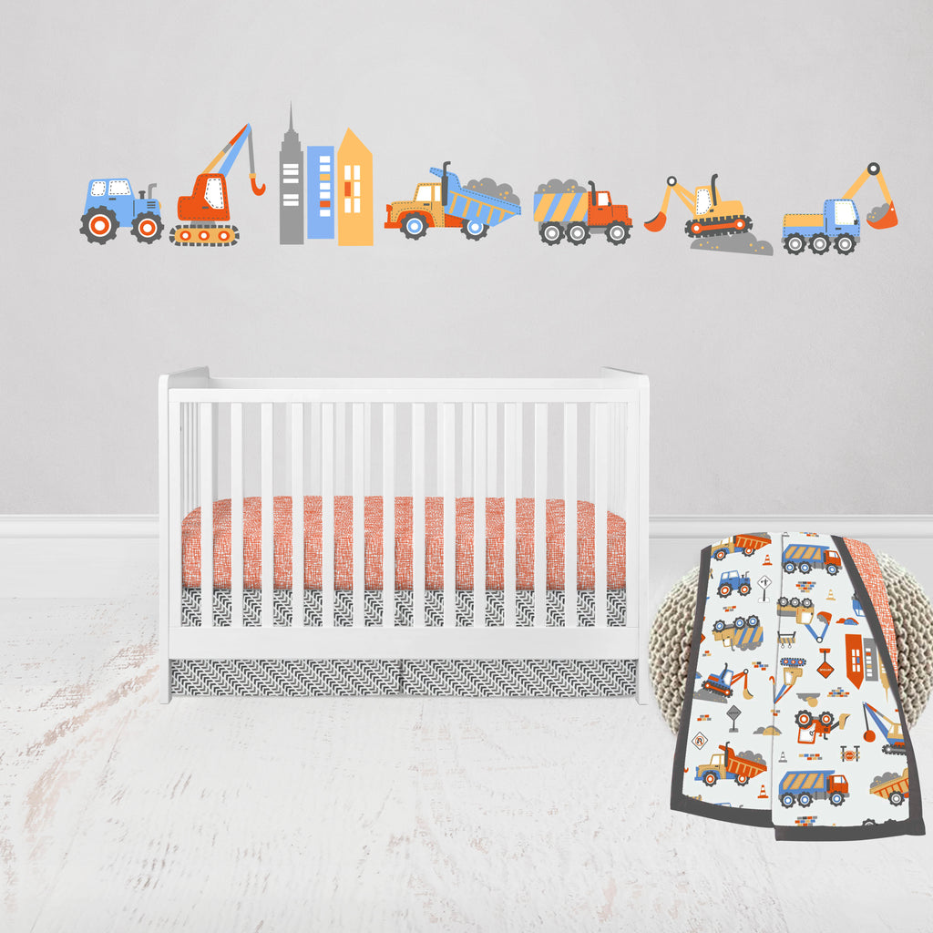 3 Piece Crib Bedding Set