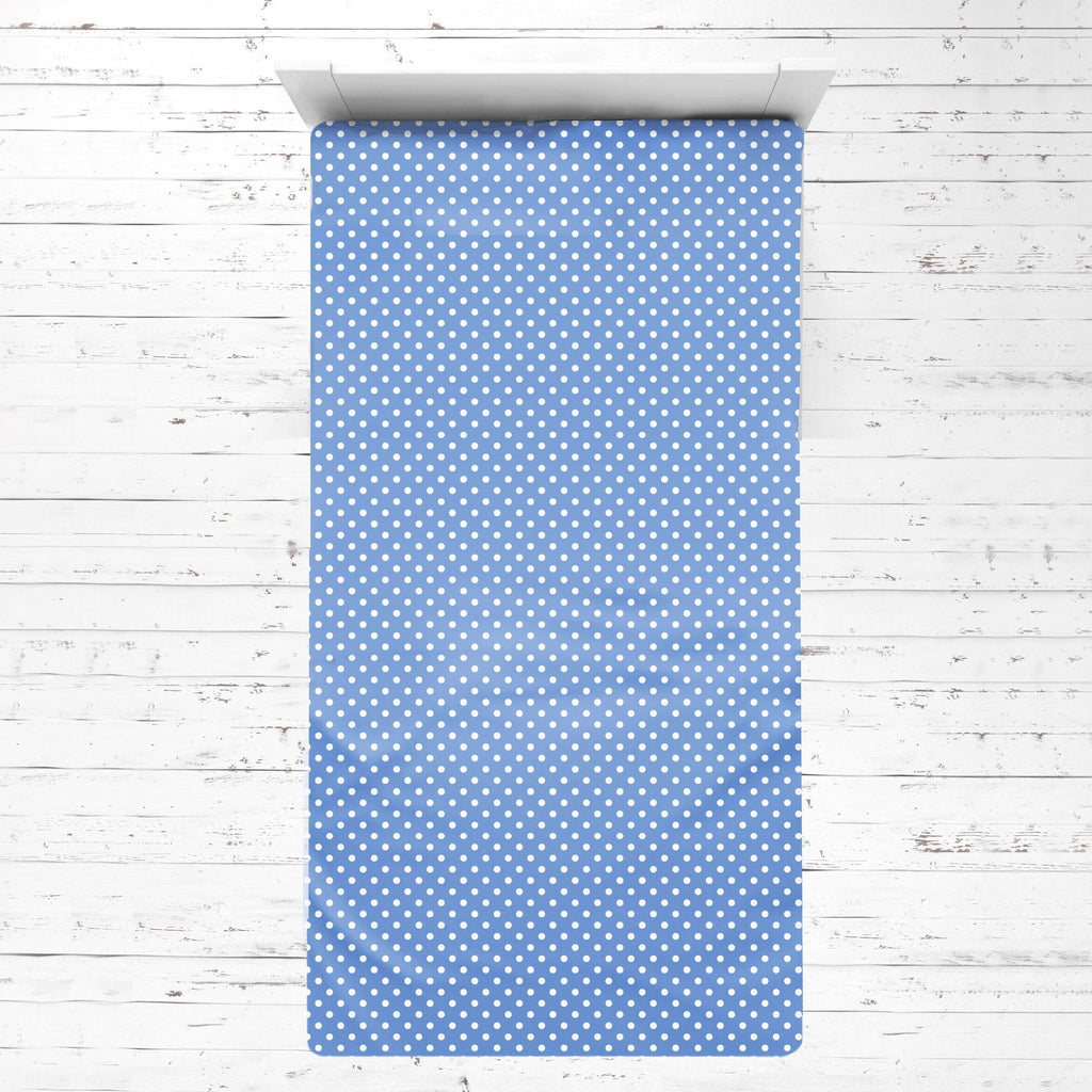 Bacati - Elephants Blue/Grey Toddler Bedding/Sheet Set 100% Cotton Percale, Elephants Blue/Grey - Bacati - 4 pc Toddler Bedding Set - Bacati