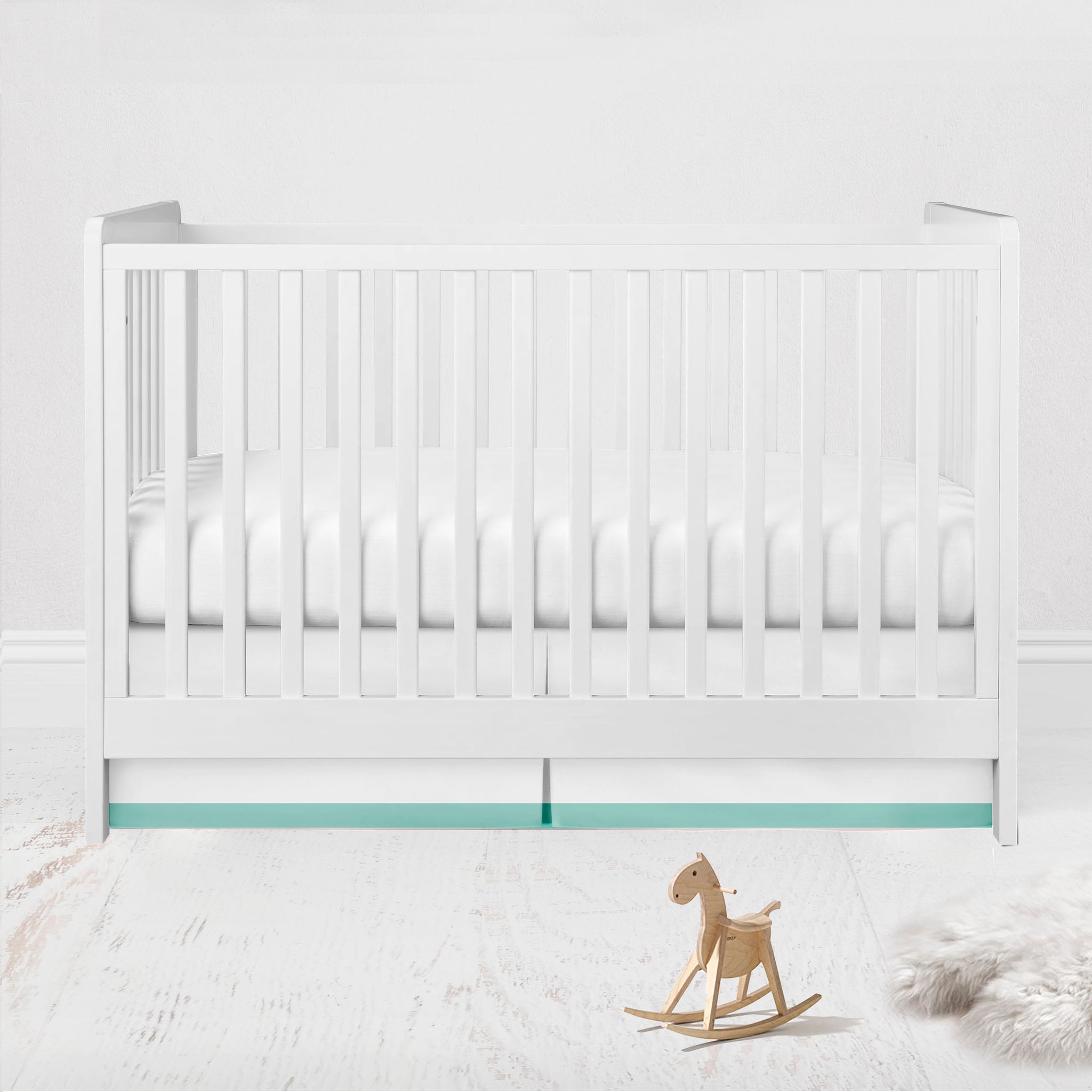 Tailored crib skirt hotsell
