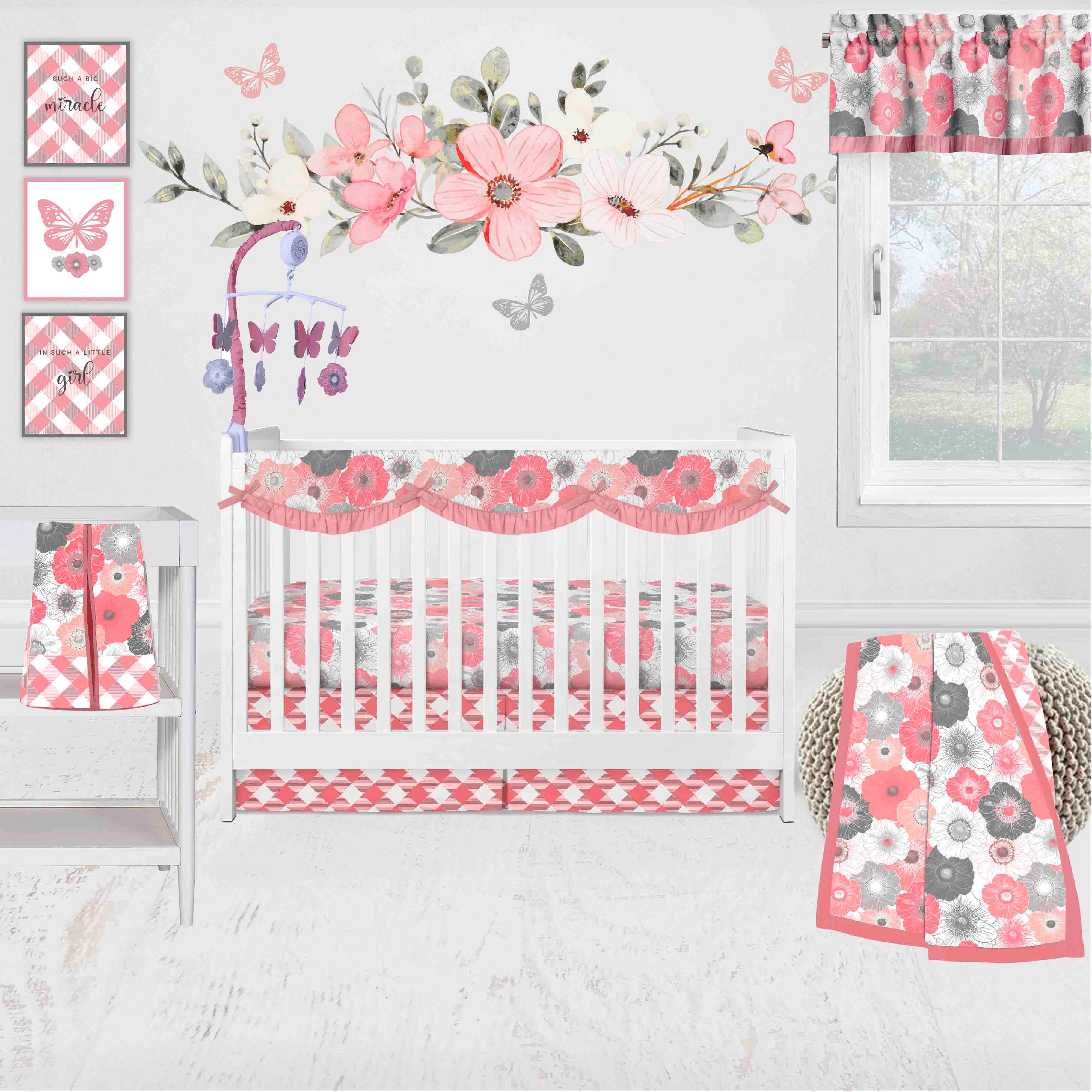 Watercolor crib bedding set clearance