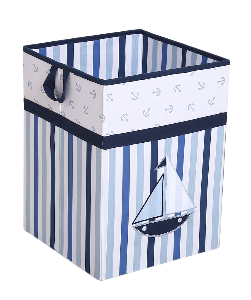 Bacati - Little Sailor, Nursery Kids Storage Items, Blue/Navy - Bacati - Nursery/Kids Storage - Bacati