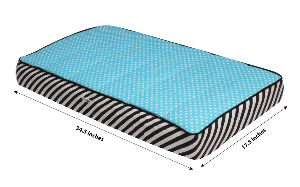 Love Aztec Black/Aqua Neutral Quilted Changing Pad Cover - Bacati - Changing pad cover - Bacati