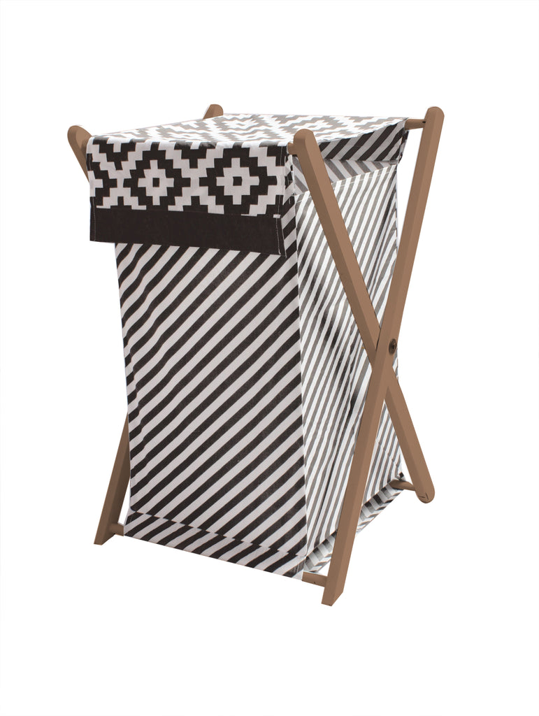 Bacati - Aztec Love Neutral Nursery Kids Storage Items, Black - Bacati - Nursery/Kids Storage - Bacati