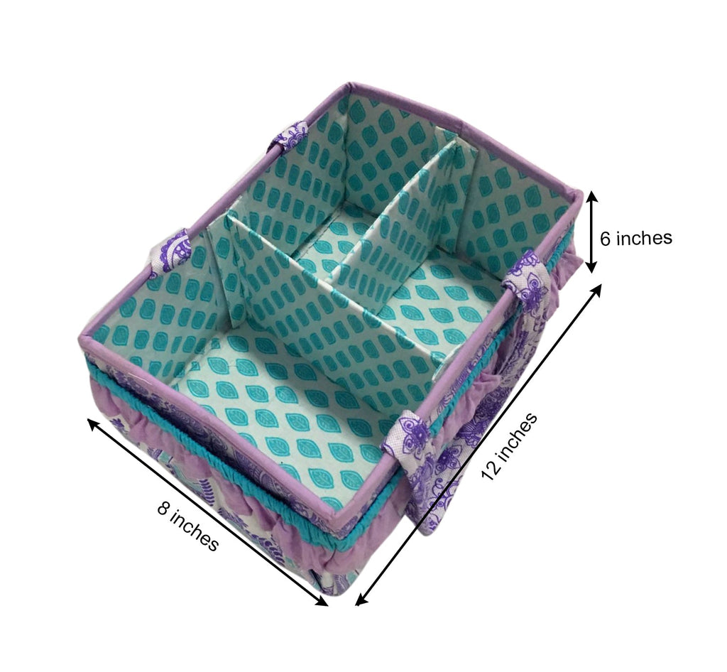 Bacati - Paisley Isabella Girls Nursery Kids Storage Items, Purple/Lilac/Aqua - Bacati - Nursery/Kids Storage - Bacati
