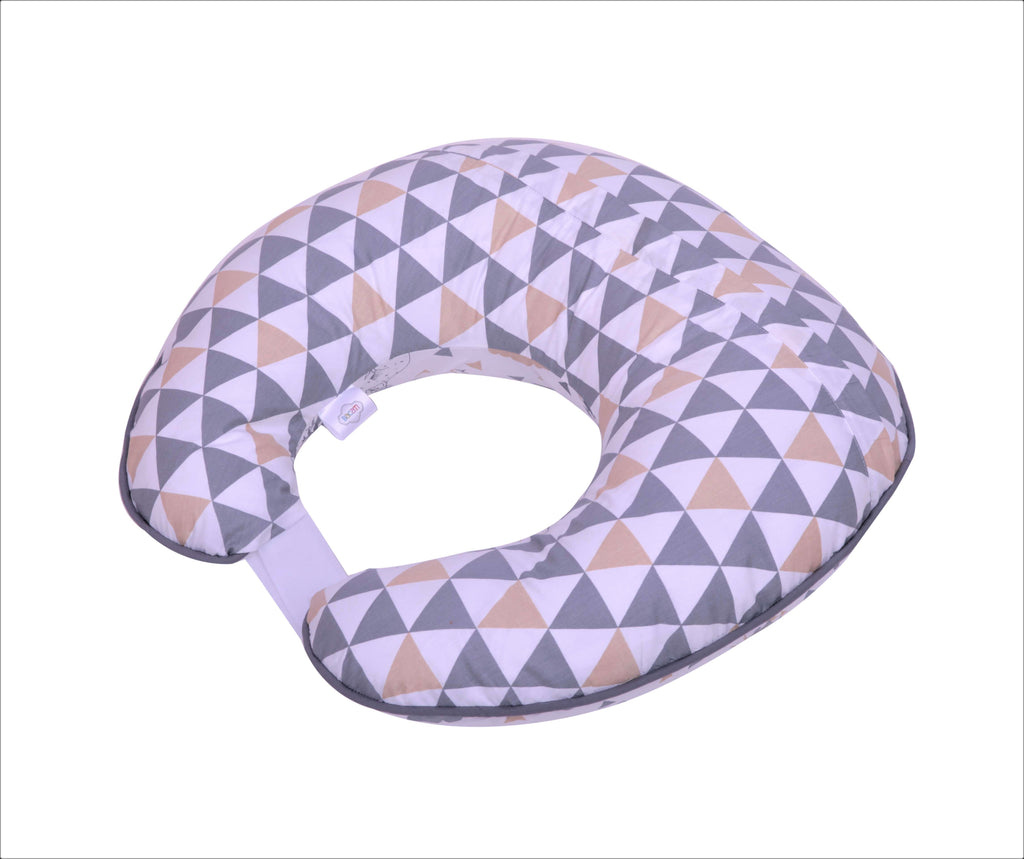 3 pc Nursing/Feeding Pillow Set Woodlands Animals Beige/Grey - Bacati - Nursing Pillow - Bacati