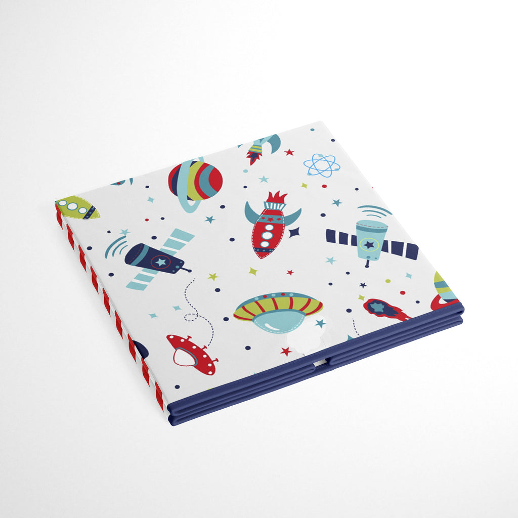 Bacati - Airspace, Boys Nursery Kids Storage. Aqua/Red/Orange/Green/Navy - Bacati - Nursery/Kids Storage - Bacati