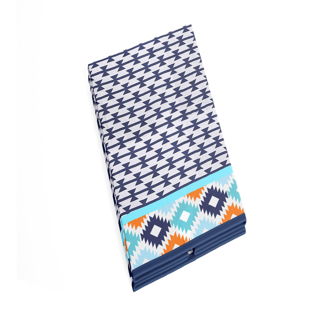 Bacati - Aztec Liam, Boys Nursery Kids Storage. Aqua/Orange/Navy - Bacati - Nursery/Kids Storage - Bacati
