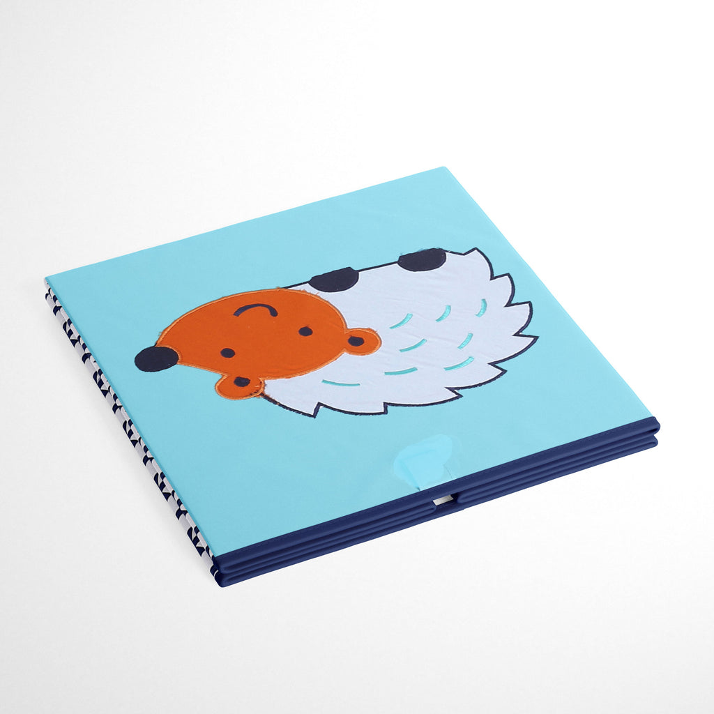 Bacati - Aztec Liam, Boys Nursery Kids Storage. Aqua/Orange/Navy - Bacati - Nursery/Kids Storage - Bacati
