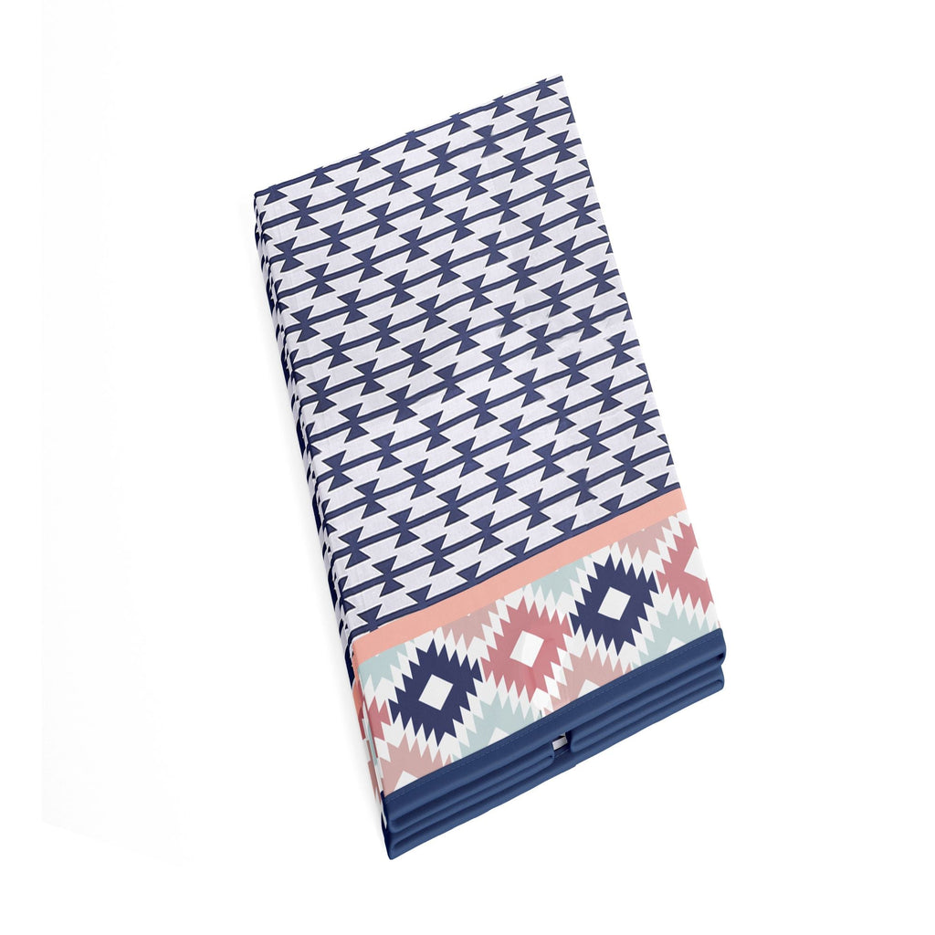 Aztec Emma Girls Nursery Kids Storage. Coral/Mint/Navy - Bacati - Nursery/Kids Storage - Bacati