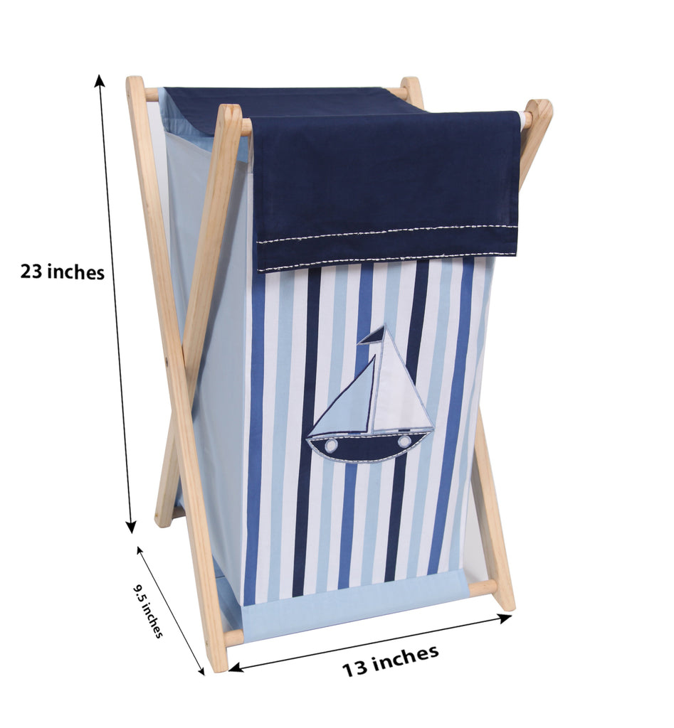 Bacati - Little Sailor, Nursery Kids Storage Items, Blue/Navy - Bacati - Nursery/Kids Storage - Bacati