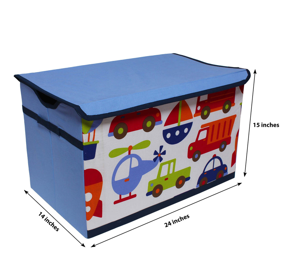 Bacati - Transportation, Boys Nursery Kids Storage. Blue/Navy/Orange/Red/Green - Bacati - Nursery/Kids Storage - Bacati