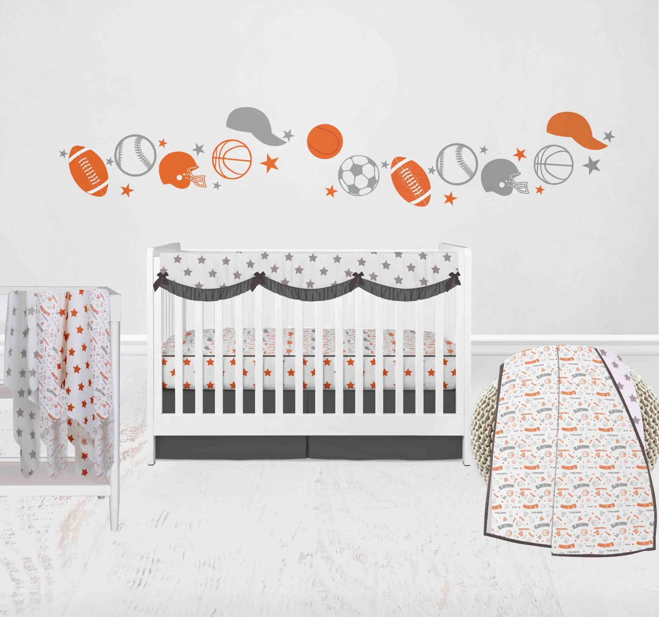 Basketball crib bedding sets clearance