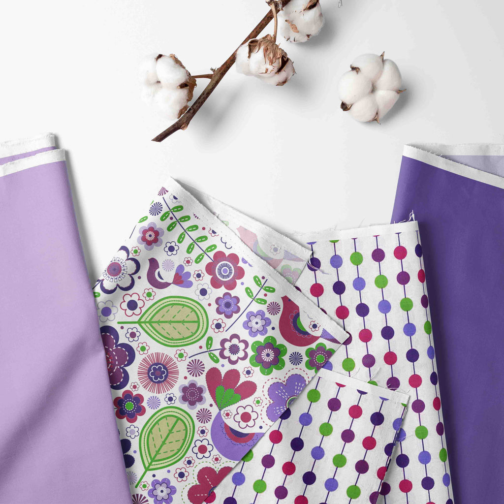 Bacati - Botanical Purple/Lilac/Green/Plum Girls Quilted Changing Pad Cover - Bacati - Changing pad cover - Bacati