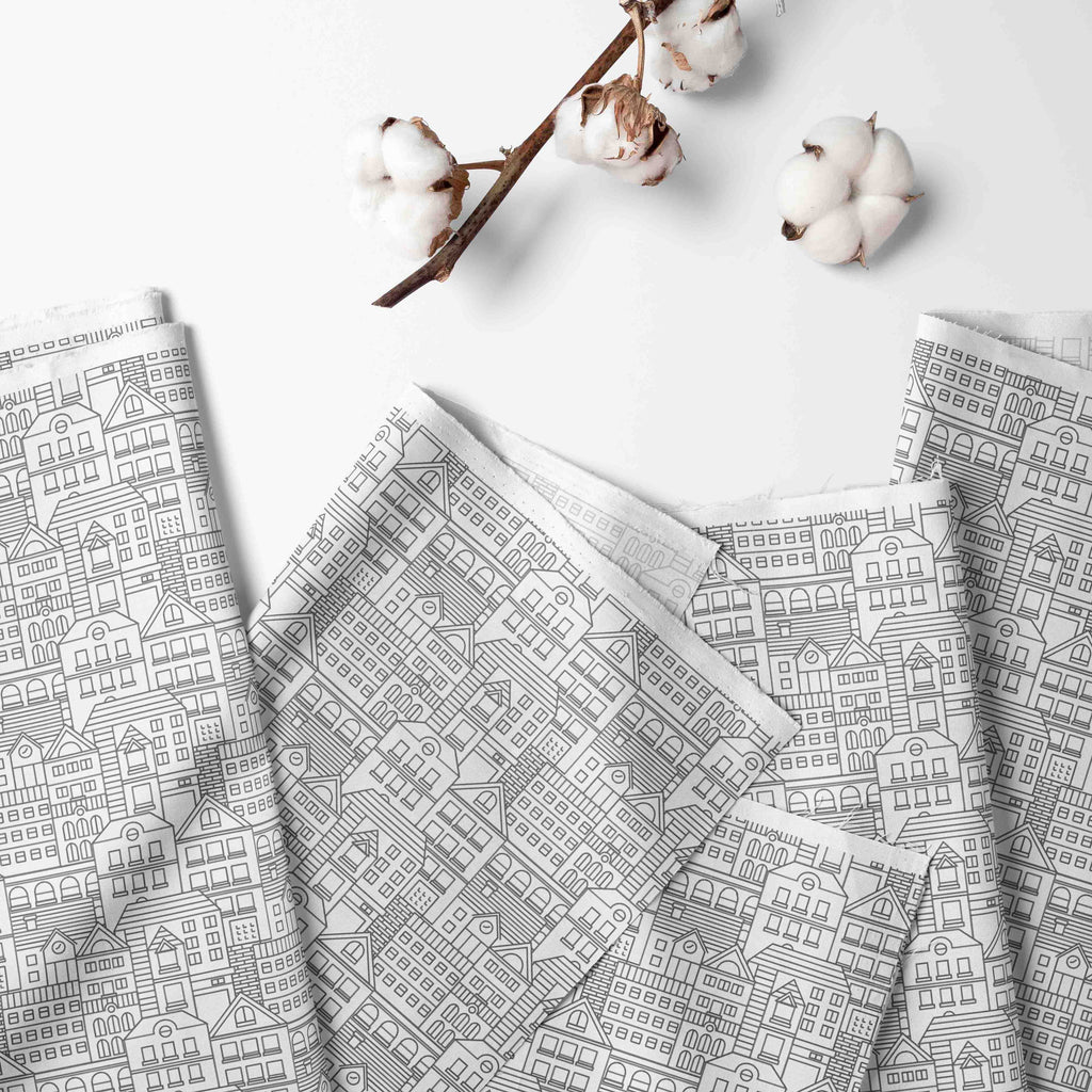 Bacati - Clouds in the City Neutral Nursery Kids Storage Items, Mint/Grey - Bacati - Nursery/Kids Storage - Bacati