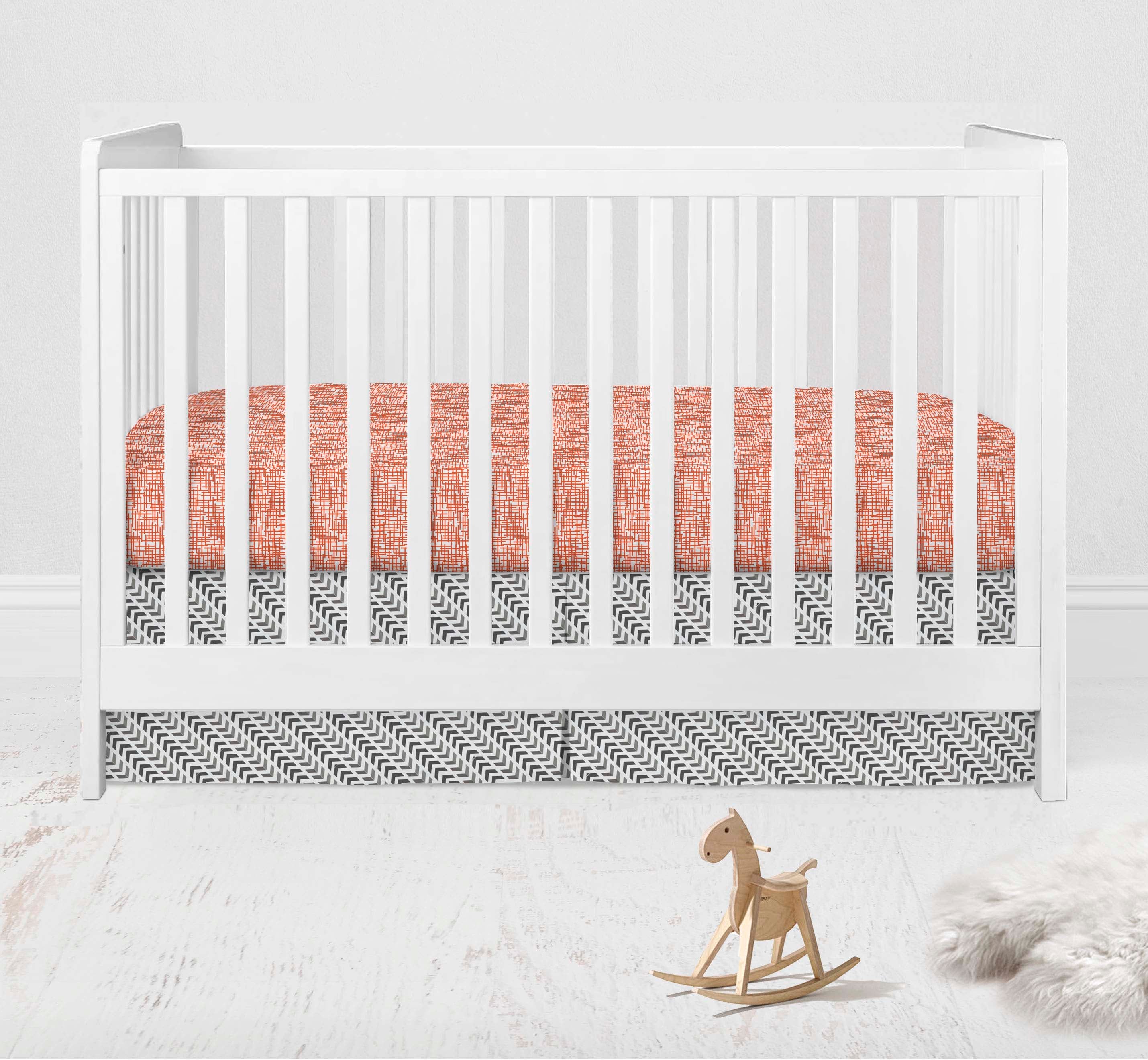 Construction crib bedding top