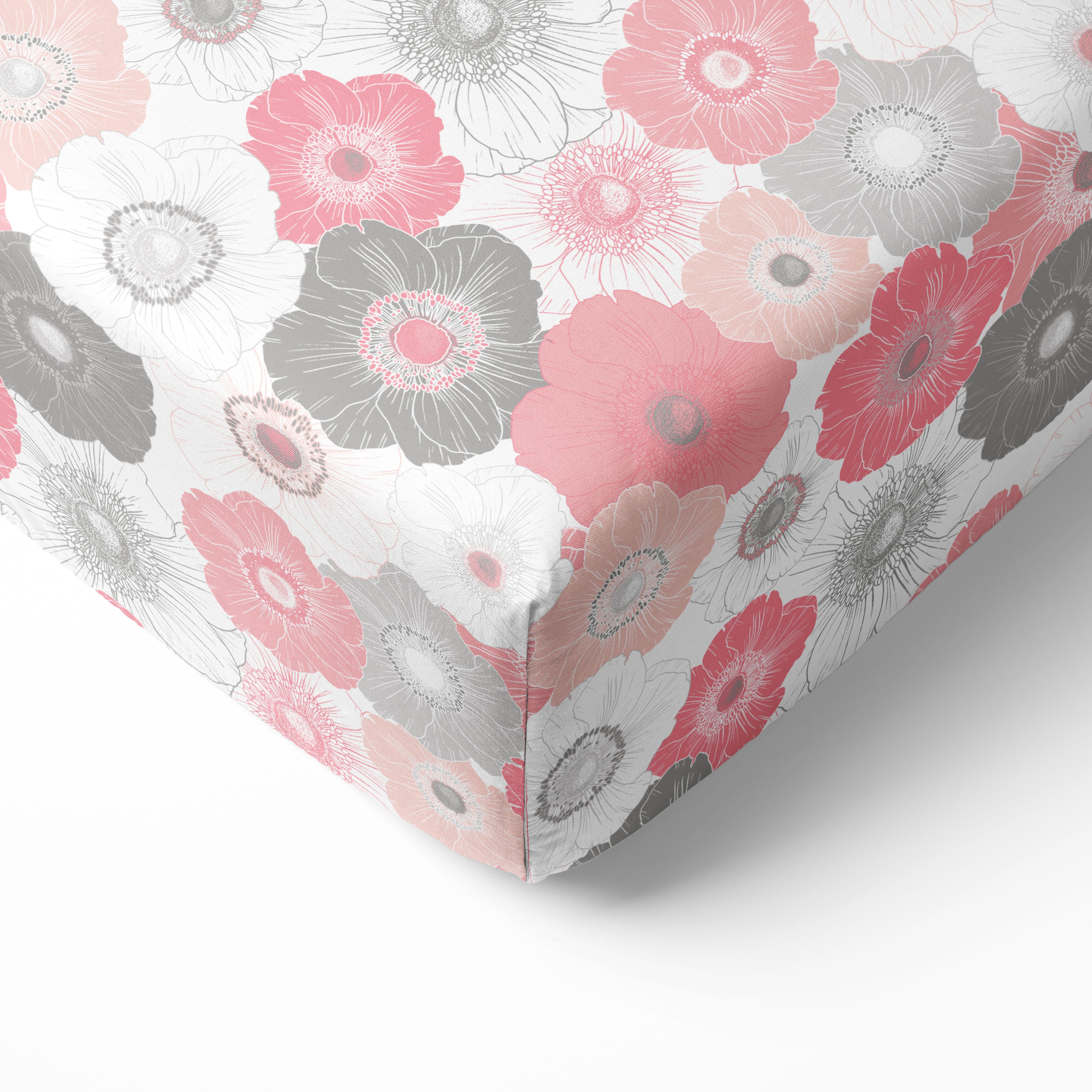 Coral discount crib sheet