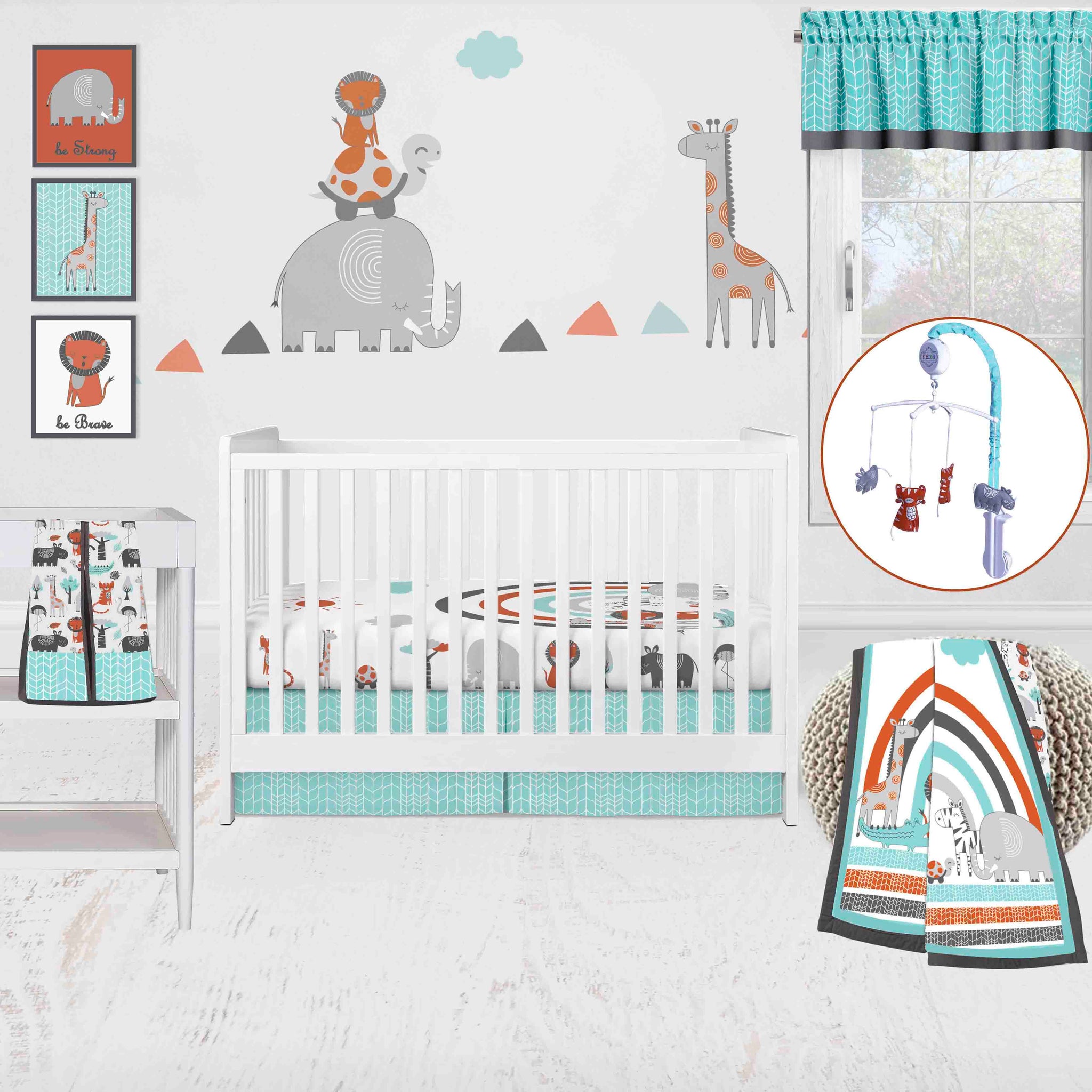 Bacati crib bedding outlet