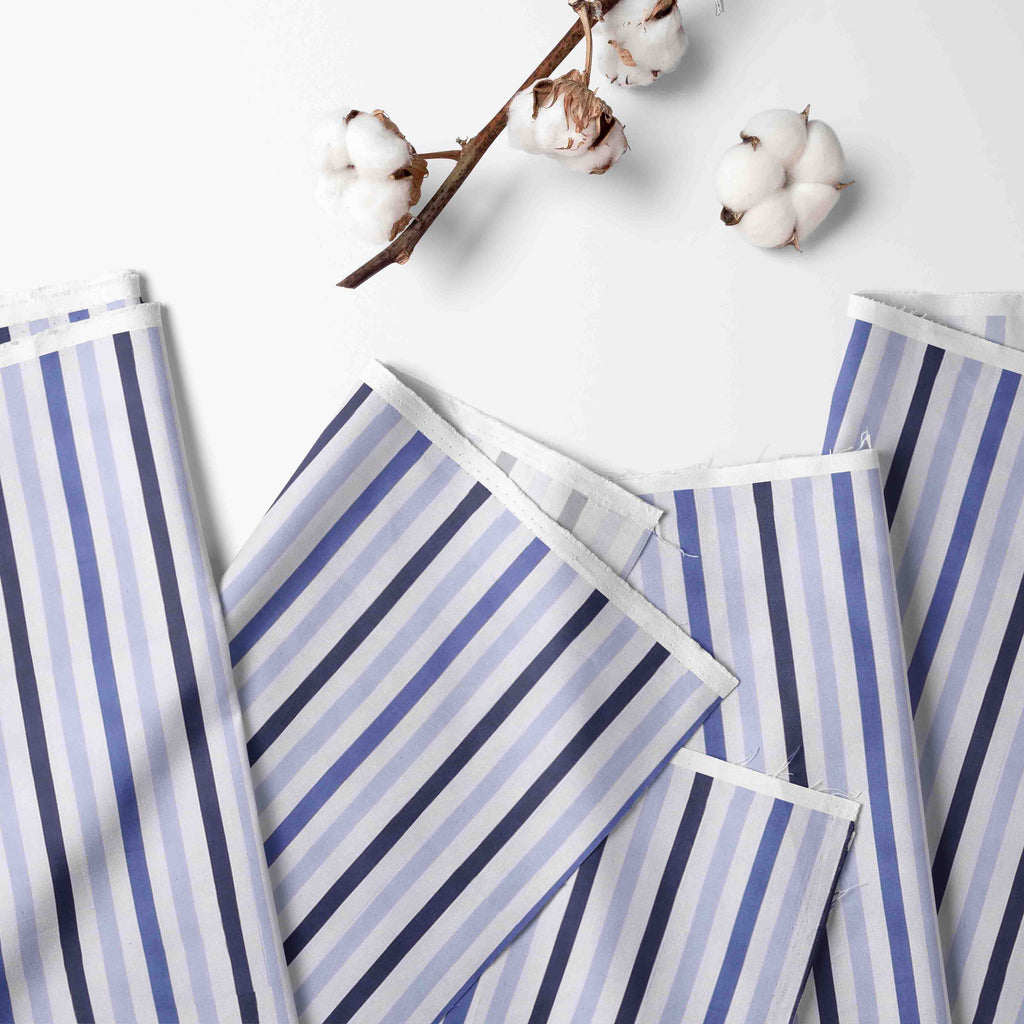 Bacati - Little Sailor Blue/Navy Boys Quilted Changing Pad Cover - Bacati - Changing pad cover - Bacati