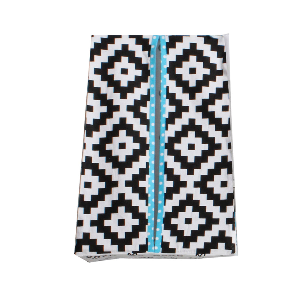 Love Aztec Black/Aqua Neutral Crib Bedding Set - Bacati - Crib Bedding Set - Bacati