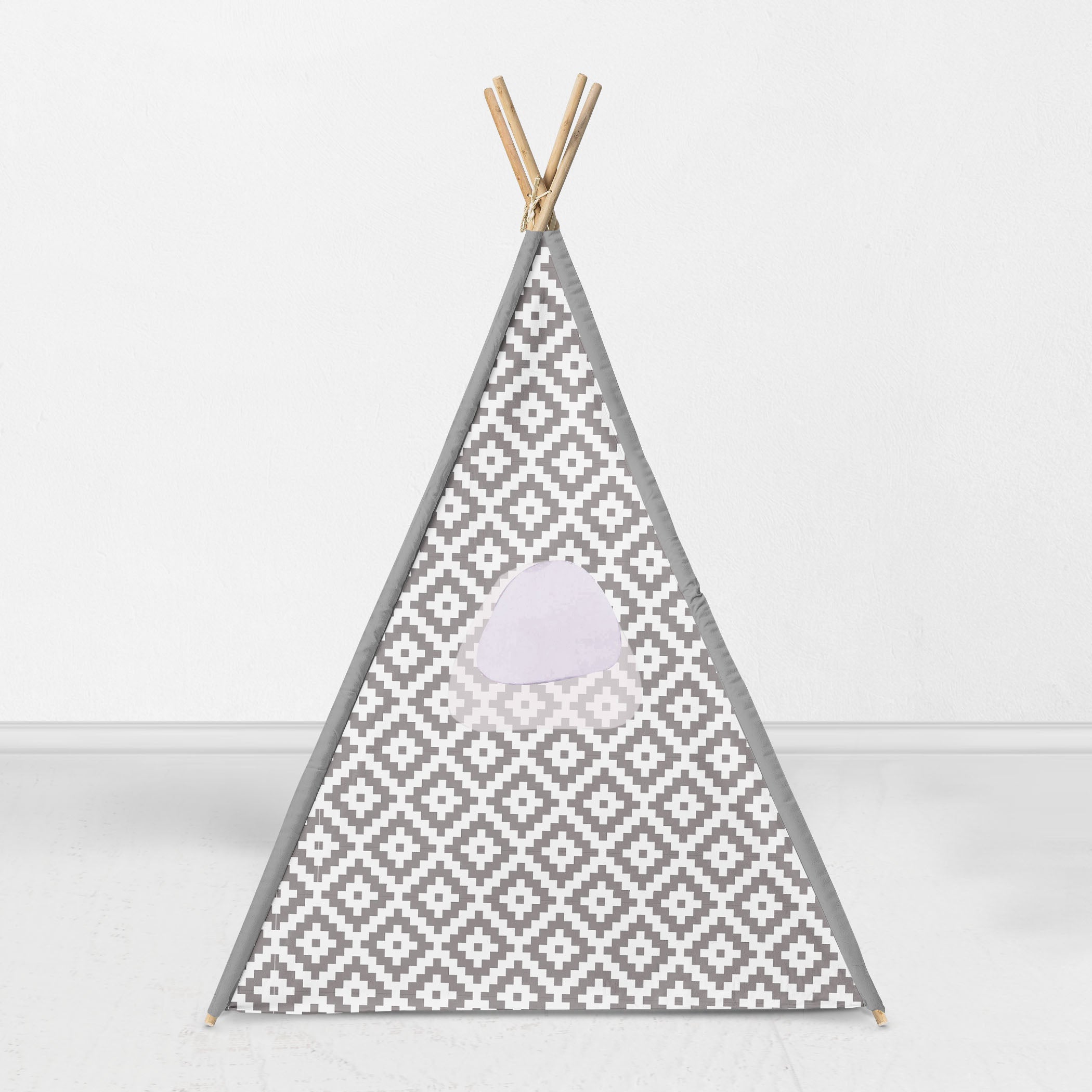 Bacati Aztec Love Teepee Tent for Kids Toddlers 100 Cotton Breatha