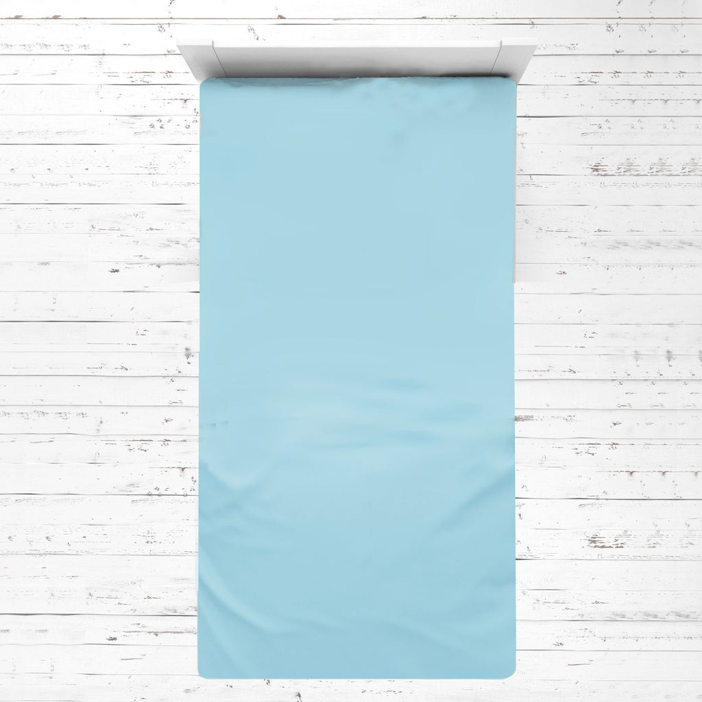 Bacati - Boys 4 pc Toddler Bedding/3 pc Sheet Set 100% Cotton Percale, Mod Diamonds Stripes, Aqua/Teal/Beige/Brown - Bacati - 4 pc Toddler Bedding Set - Bacati