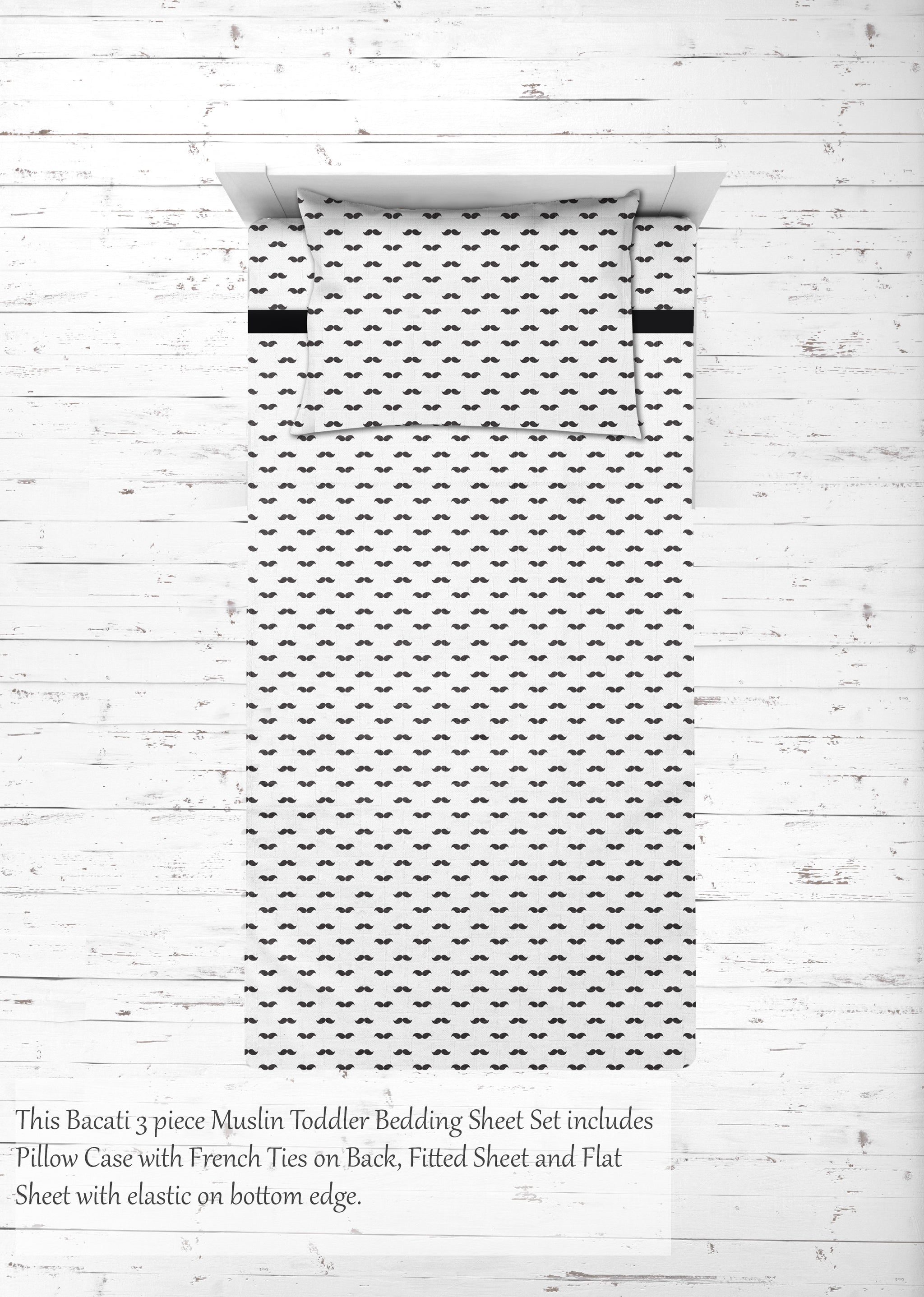 Toddler Pillowcase Muslin Crib Or Toddler Bed Fitted Sheet 100