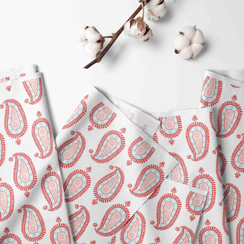 Bacati - Paisley Sophia Girls Nursery Kids Storage Items, Coral/Aqua - Bacati - Nursery/Kids Storage - Bacati