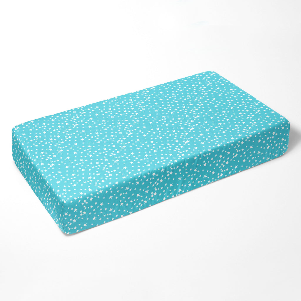 Airspace Aqua/Navy/Green/Red Boys Crib Bedding Set - Bacati - Crib Bedding Set - Bacati