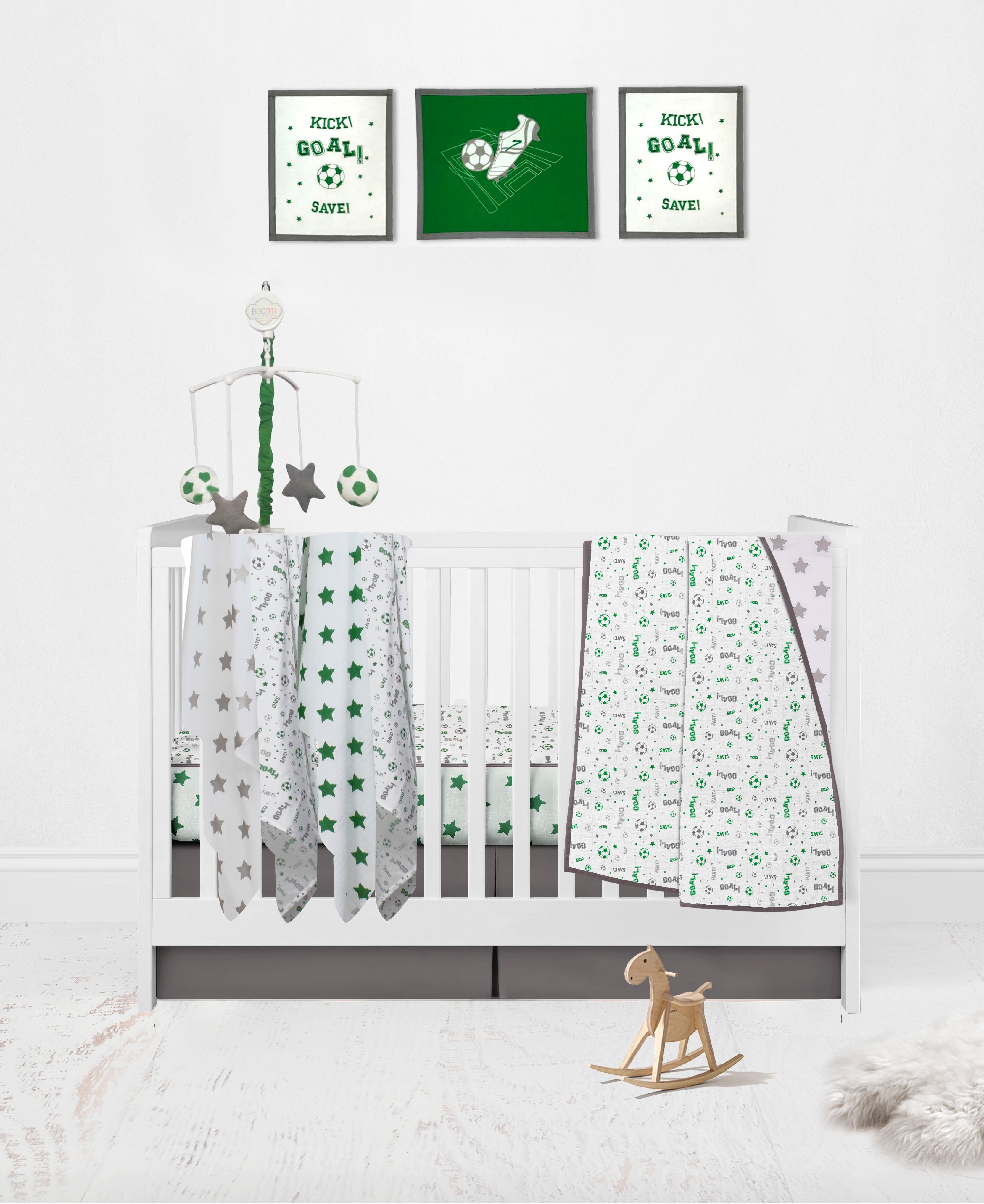 Soccer crib bedding shop