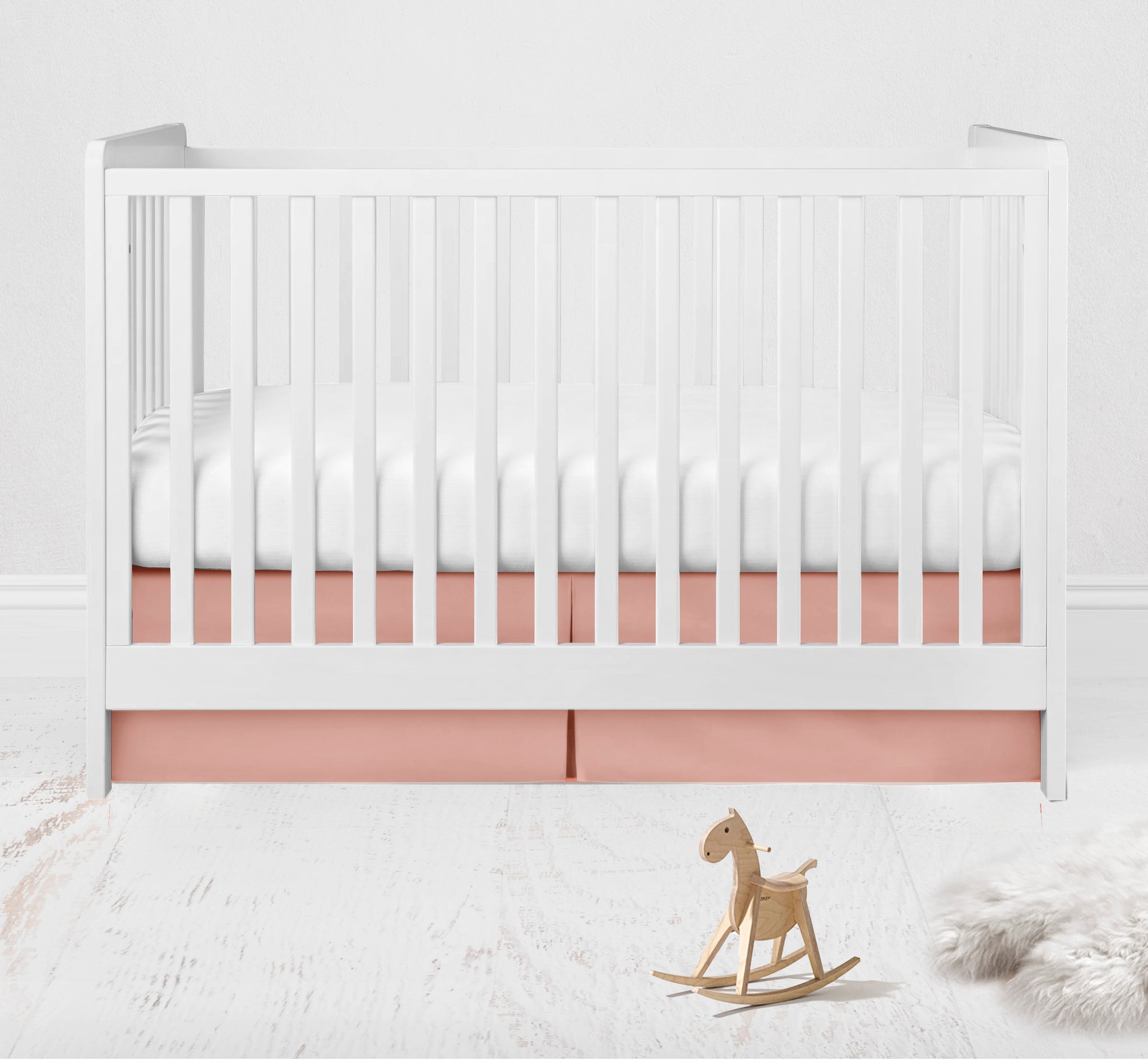 Multiple Options of Crib or Toddler Bed Skirt or Dust Ruffle Bacati