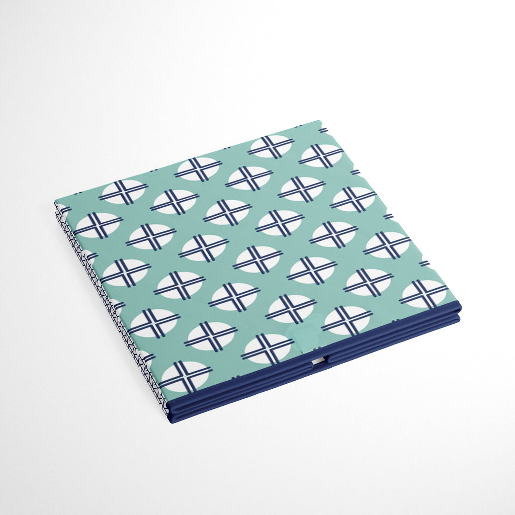 Bacati - Tribal Noah, Boys Nursery Kids Storage. Mint/Navy - Bacati - Nursery/Kids Storage - Bacati