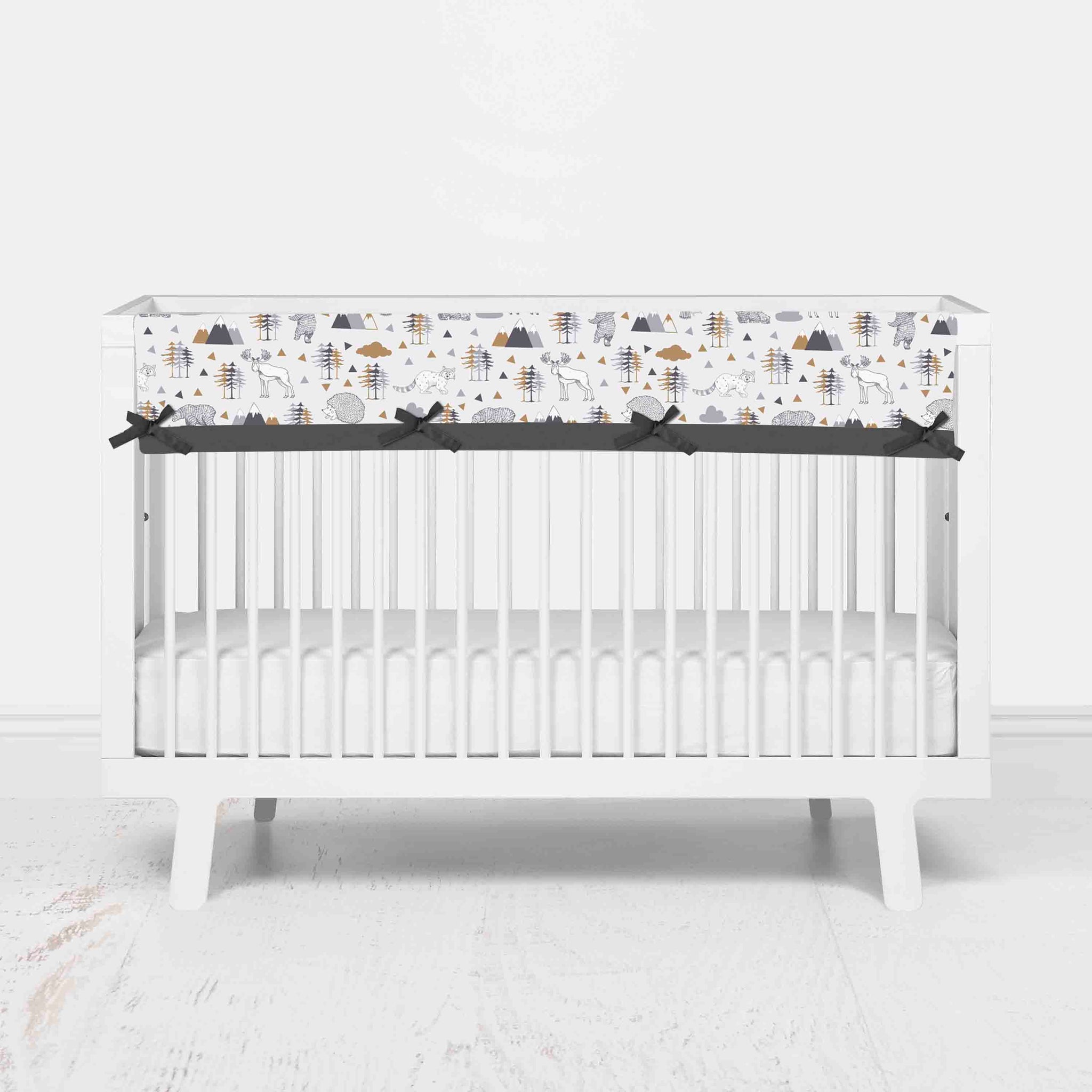 mini crib rail cover